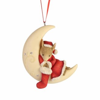 Department 56 Moonlit Nap Mouse Figurine - Tails with Heart 6006979 Department 56 Moonlit Nap Mouse Figurine - Tails with Heart 6006979