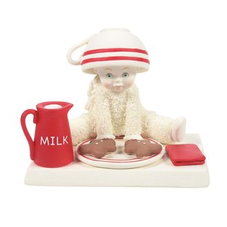 Department 56 Stealing Santa Milk & Cookies - Snowbabies Classic Collection 6008147 NEW 2021 Department 56 Stealing Santa Milk & Cookies - Snowbabies Classic Collection 6008147 NEW 2021