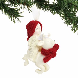 Department 56 Reindeer Rides - Snowbabies Ornament 6001985 Department 56 Reindeer Rides - Snowbabies Ornament 6001985