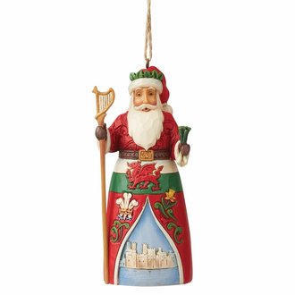 Department 56 Welsh Santa Ornament- Jim Shore Heartwood Creek 6009465 NEW 2021 Department 56 Welsh Santa Ornament- Jim Shore Heartwood Creek 6009465 NEW 2021
