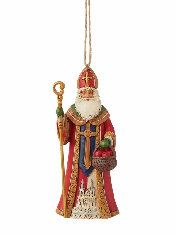 Czech Santa Ornament - Jim Shore Heartwood Creek 6009466