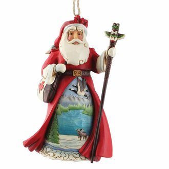 Jim Shore Ornement Canadian Santa - Jim Shore Heartwood Creek 6009467 NEW 2021 Jim Shore Ornement Canadian Santa - Jim Shore Heartwood Creek 6009467 NEW 2021