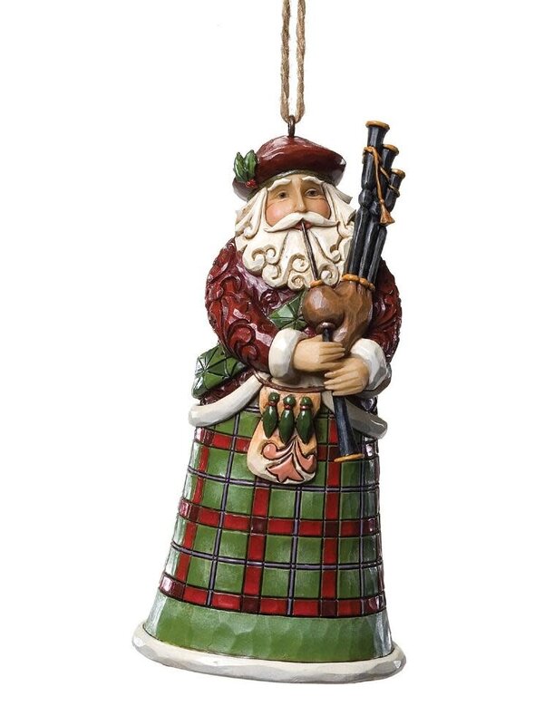 Scottish Santa Ornament  - Jim Shore Heartwood Creek 4022943