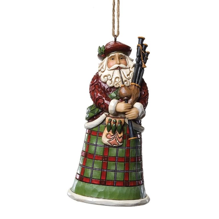 Scottish Santa Ornament  - Jim Shore Heartwood Creek