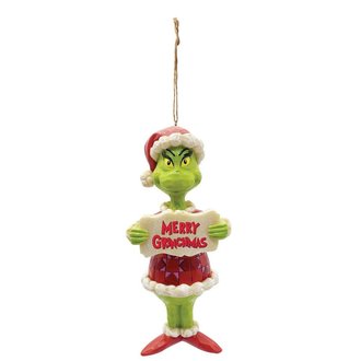Jim Shore Merry Grinchmas Ornament - Grinch by Jim Shore 6009532 NEW 2021 Jim Shore Merry Grinchmas Ornament - Grinch by Jim Shore 6009532 NEW 2021