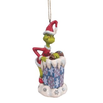 Jim Shore Grinch in Chimney Ornament - Grinch by Jim Shore 6009204 NEW 2021 Jim Shore Grinch in Chimney Ornament - Grinch by Jim Shore 6009204 NEW 2021