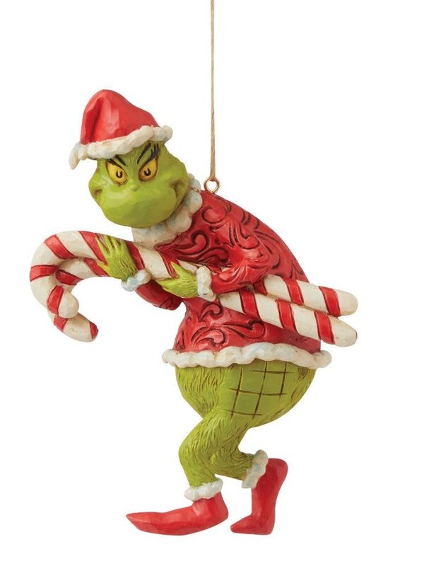 Grinch Candy Canes Ornament - Grinch by Jim Shore 6009206