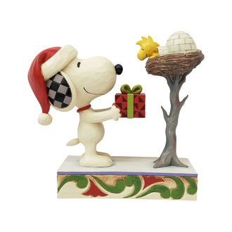 Jim Shore Snoopy giving Woodstock a Gift Peanuts by Jim Shore 6006938 Jim Shore Snoopy giving Woodstock a Gift Peanuts by Jim Shore 6006938