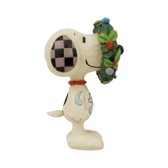 Jim Shore Snoopy in Wreath Mini - Peanuts by Jim Shore 6006941 Jim Shore Snoopy in Wreath Mini - Peanuts by Jim Shore 6006941