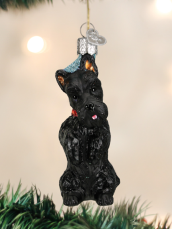 Scottish Terrier, Glass  Ornament 12381