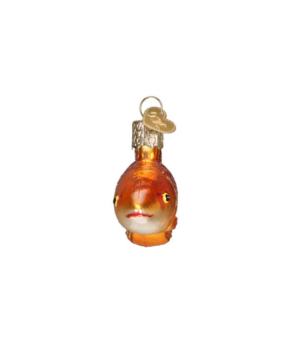 Goldfish, Mouth Blown Glass  Ornament