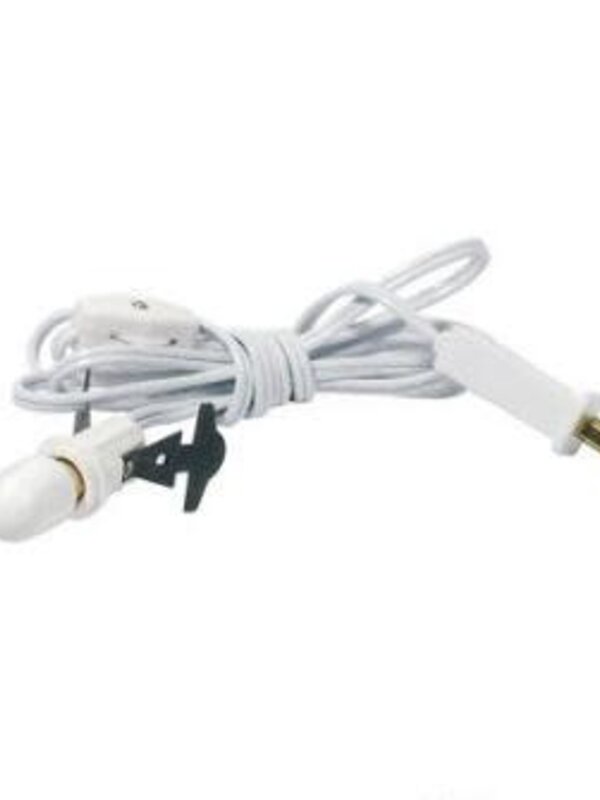 Ensemble de cordon blanc simple avec lumière 56.99028 pour villages miniatures
