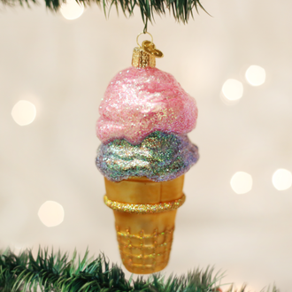 Old World Christmas Double Dip Glass Ornament Old World Christmas Double Dip Glass Ornament