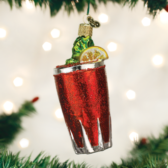 Old World Christmas Bloody Mary Glass Ornament Old World Christmas Bloody Mary Glass Ornament