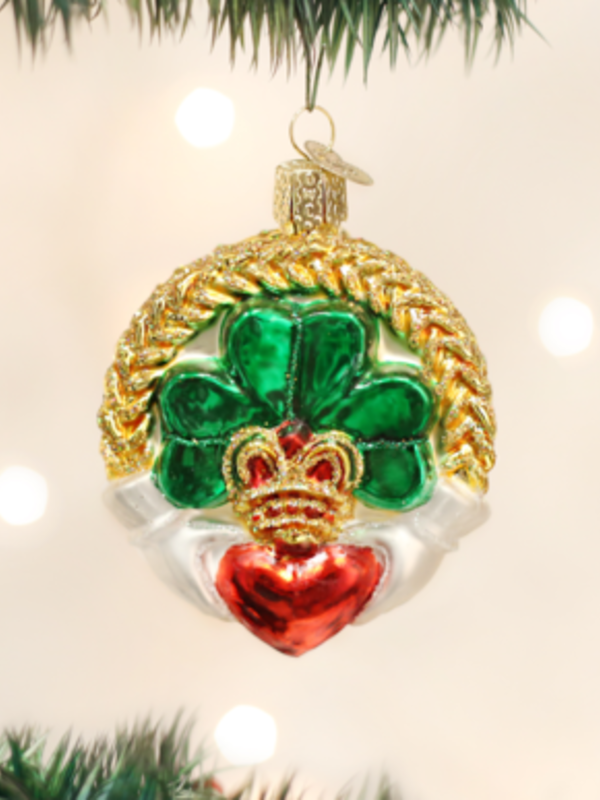 Claddagh Glass Ornament 36081