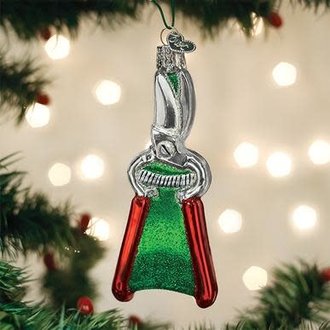 Old World Christmas Garden Pruners Glass Ornament Old World Christmas Garden Pruners Glass Ornament