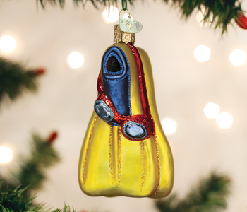 Swimming Fins Glass Ornament 44108