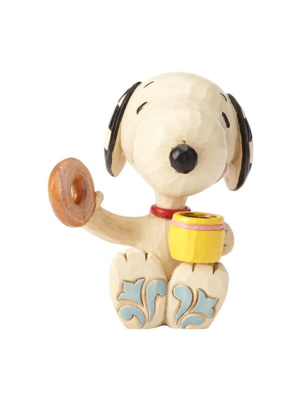 Snoopy Beigne et Cafe mini Peanuts par Jim Shore