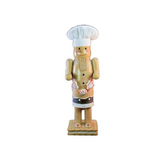 Nutcracker Gingerbread Man Chef 14" Nutcracker Gingerbread Man Chef 14"