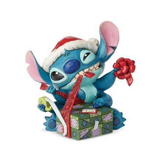 Santa Stitch Wrapping Presents - Disney Traditions 6002833 Santa Stitch Wrapping Presents - Disney Traditions 6002833