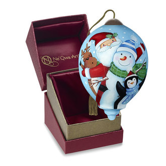 Santa's Polar Buddies Ornament by Ne'Qwa Santa's Polar Buddies Ornament by Ne'Qwa