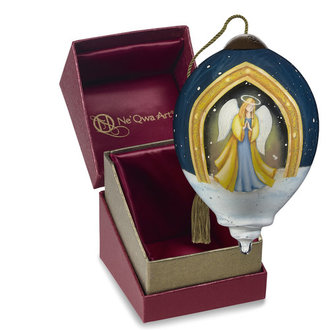 Ne'Qwa Angel of peace under golden arch Ornament by Ne'Qwa Ne'Qwa Angel of peace under golden arch Ornament by Ne'Qwa