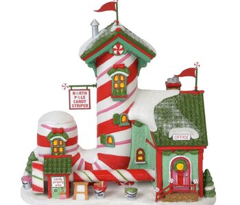 North Pole Candy Striper - North Pole Village 6000613