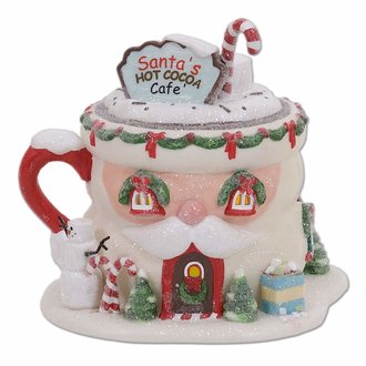 Santa's Hot Cocoa Cafe - North Pole Village 4020207 Santa's Hot Cocoa Cafe - North Pole Village 4020207