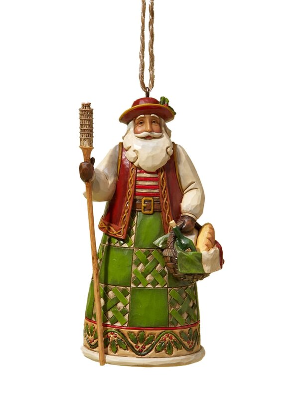 Italian Santa Ornament by Jim Shore