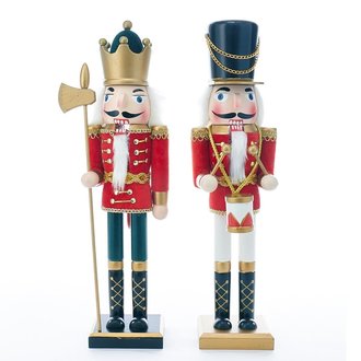 Casse-noisette Roi ou Soldat 15" de haut Casse-noisette Roi ou Soldat 15" de haut