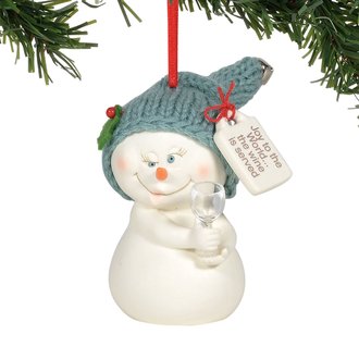Joy to the World, the Wine is Served Ornament - Snowpinions 6005857 Joy to the World, the Wine is Served Ornament - Snowpinions 6005857