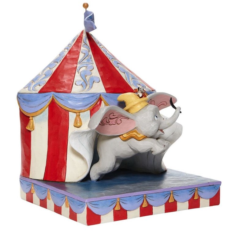 Dumbo Flying Out of Tent Scene - Disney Traditions by Jim Shore