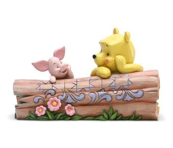 Pooh and Piglet by Log - Disney Traditions by Jim Shore 6005964