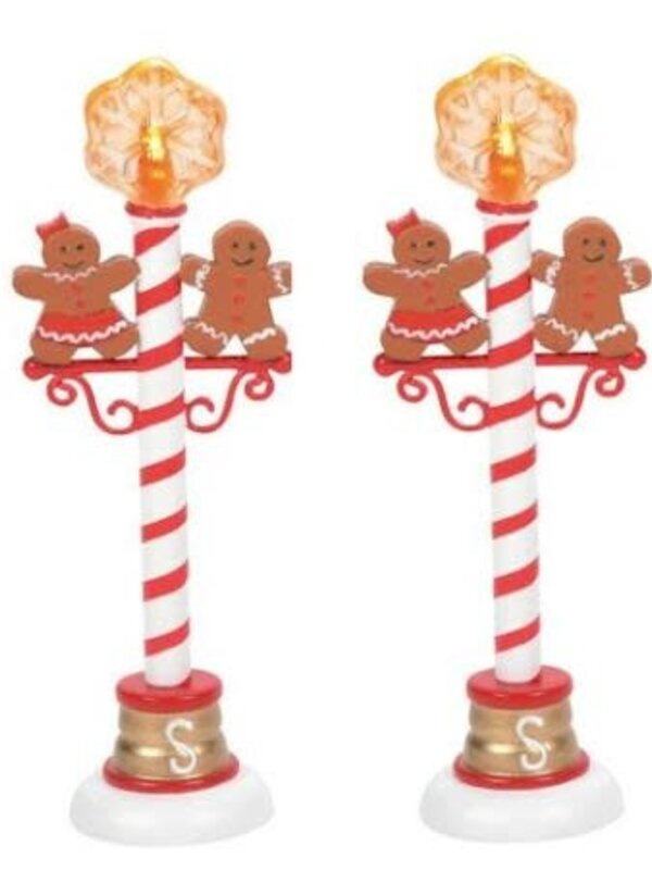 Gingerbread Street Lights - Village Accessoires 6007683