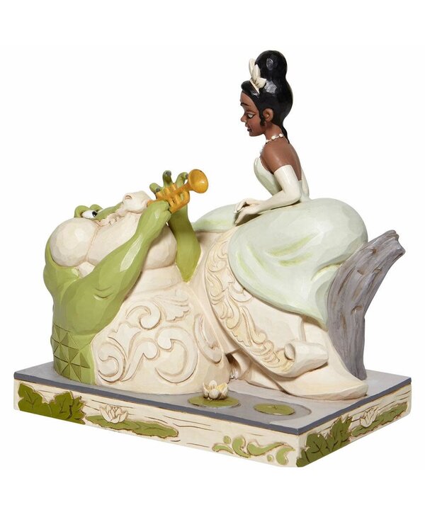 White Woodland Tiana with Louie - Disney Traditions