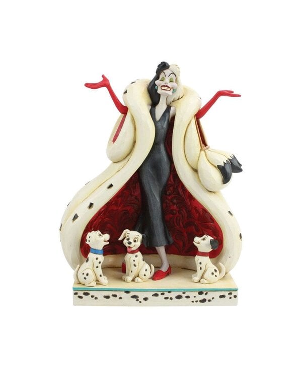 Cruella Devil avec les chiots - Disney Traditions
