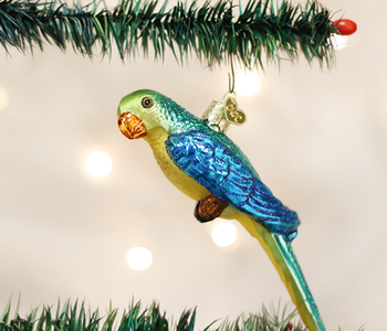 Budgie Glass Ornament 16038