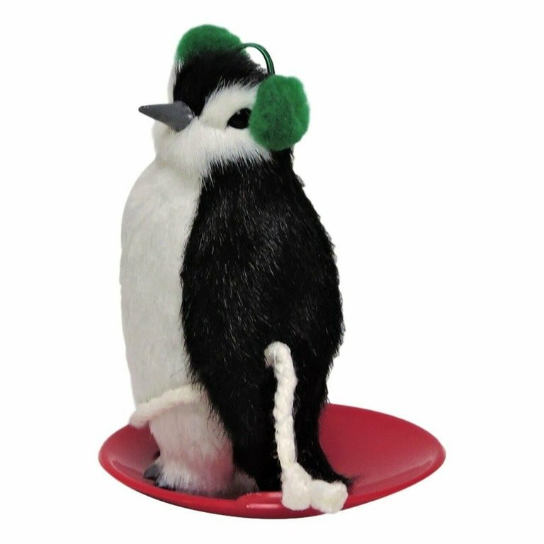Byers' Choice "Penguin on Snow Saucer"