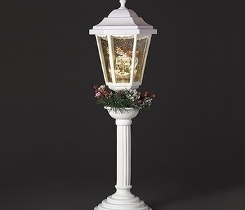 Lampadaire Tourbillon Père Noël  DEL 27.5"