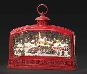 Lanterne Tourbillon Village Musical DEL 9"