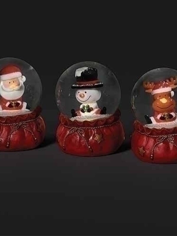 Boule à neige Personnages avec nez lumineux 3.25