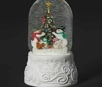 Boule à neige Tourbillon Bonhomme de Neiges musical