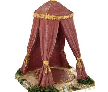 King's Tent Burgundy for 5" Fontanini Nativity 55616