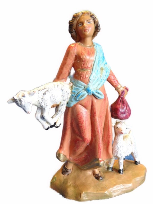 Melia l'éleveur de chèvres Nativité Fontanini 54117