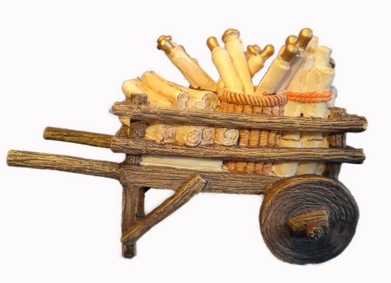 Scroll Cart 5" Fontanini Nativity Accessory