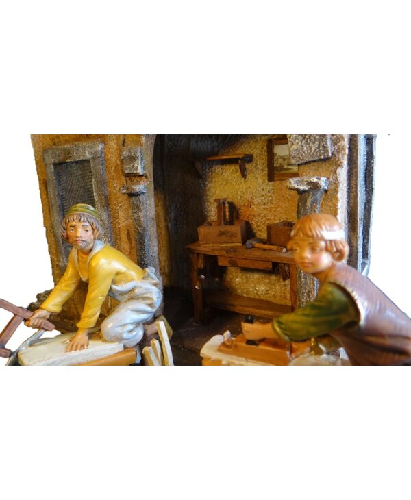 Carpenter's Shop for 5" Scale Fontanini Nativity 55613