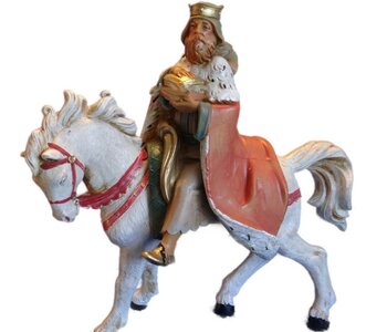 King Melchior on Horse 5'' Nativity Fontanini 65285