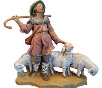 Elijah Shepherd Herder Nativité  5'' Fontanini 54097