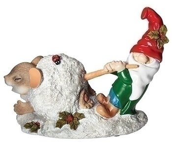 Charming Tails Souris et Gnome 3.25"