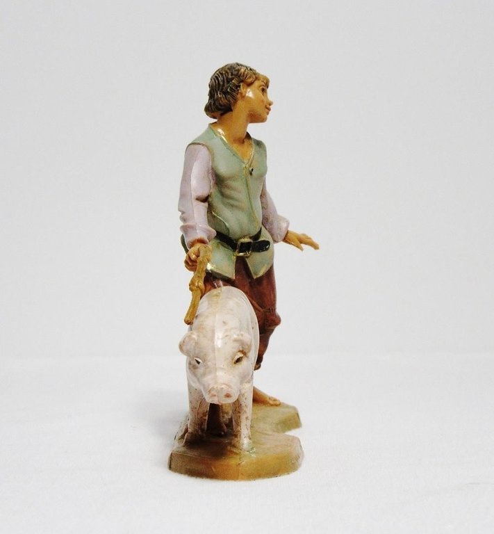 Clement - Boy with Pig 5" Fontanini Nativity